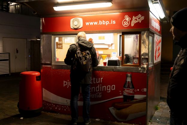 Hot dog station Reykjavik